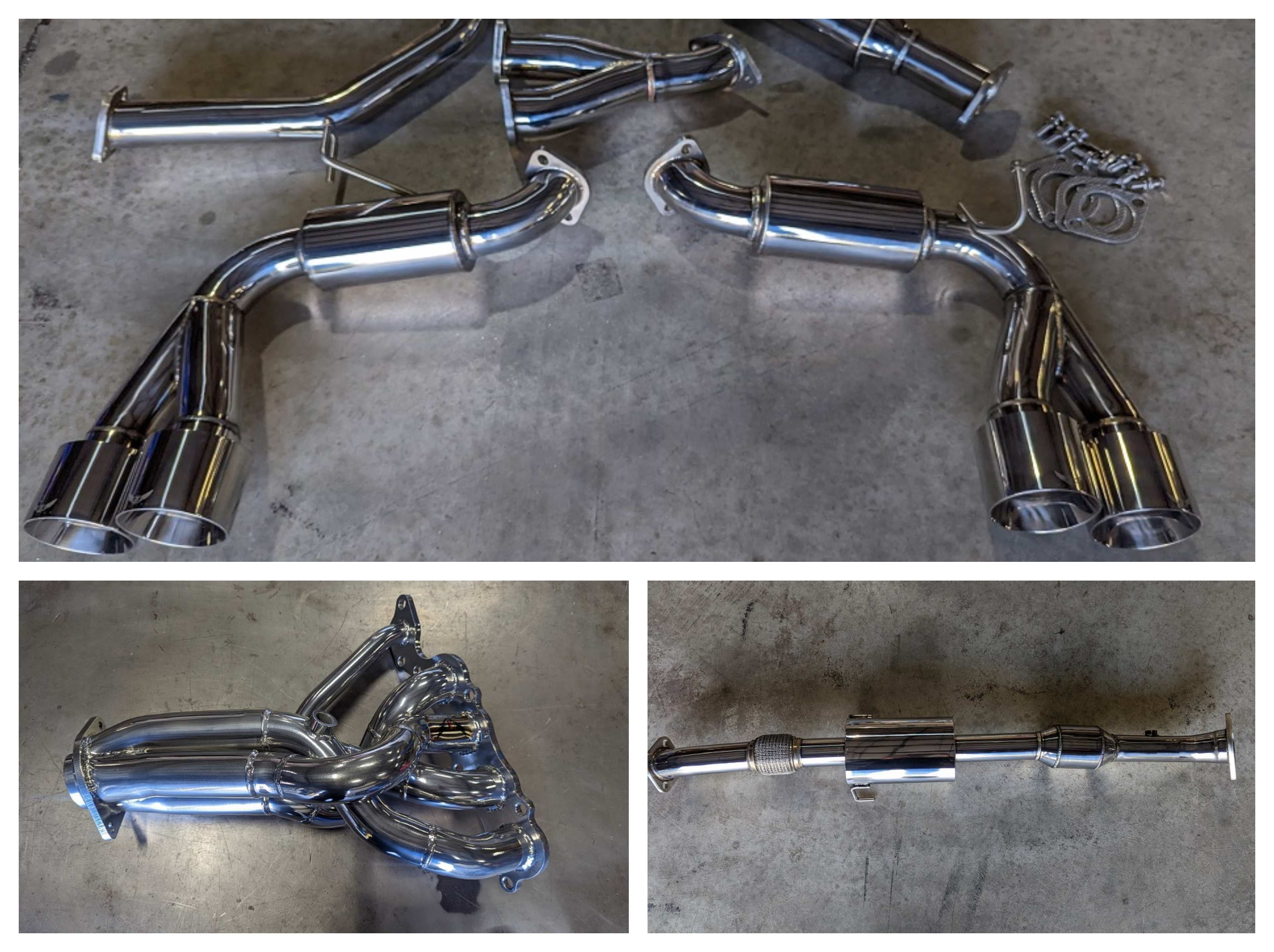 Stainless Quad Exhaust Power Package (Hatch)
