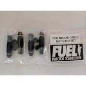 B15/B16 2.5L 330cc Nissan OEM Fuel Injector Set (4)