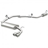 Non Turbo/HB Focus 2.0 L MagnaFlow Ford Focus L4 2.0L HB Single Straight P/S Rear Exit Stainless Cat Back Perf Exhaust
