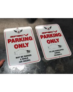 LOL SpecV QR25 Parking Sign - SHIPS FREE