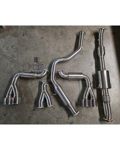 Hatchback Stainless Quad Exhaust Power Package - Stage 1