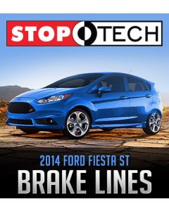 StopTech Stainless Steel Brake Lines: 2014 Fiesta ST