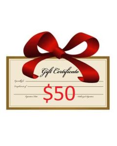 $50 Gift Certifcate (save $5)