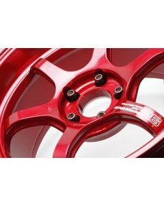 Wheel Mate Muteki HR38 Open End Lug Nuts 12x1.50 Titanium Chrome / Red Ring