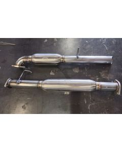Limited Ed  -  B15 Stainless Twin Resonated 2.5" V3 Side Exit