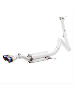 Mishimoto 2014-Current Ford Fiesta ST 1.6L 2.5in Stainless Steel Cat-Back Exhaust w/ Burnt Ti Tips