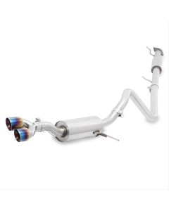 Mishimoto 2014-Current Ford Fiesta ST 1.6L 2.5in Stainless Steel Resonated Cat-Back Exhaust w/ Burnt Tip