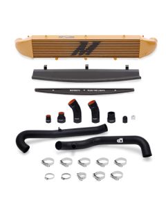 Mishimoto 2014-Current Ford Fiesta ST 1.6L Front Mount Intercooler (Gold) Kit w/ Pipes (Black)