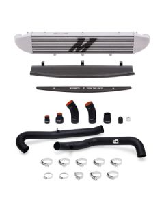 Mishimoto 2014-Current Ford Fiesta ST 1.6L Front Mount Intercooler (Silver) Kit w/ Pipes (Black)