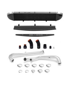 Mishimoto 2014-Current Ford Fiesta ST 1.6L Front Mount Intercooler (Black) Kit w/ Pipes (Silver)